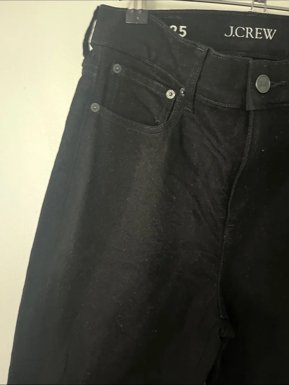 J. Crew Black Wide-Leg High Rise Trouser Jeans